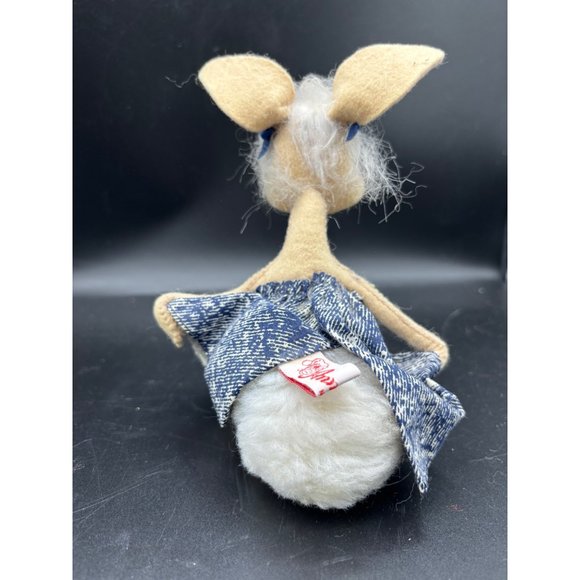 Vintage Annalee Spring Girl Bunny 1991 7 inches Easter Bunny Flowers - Picture 14 of 16